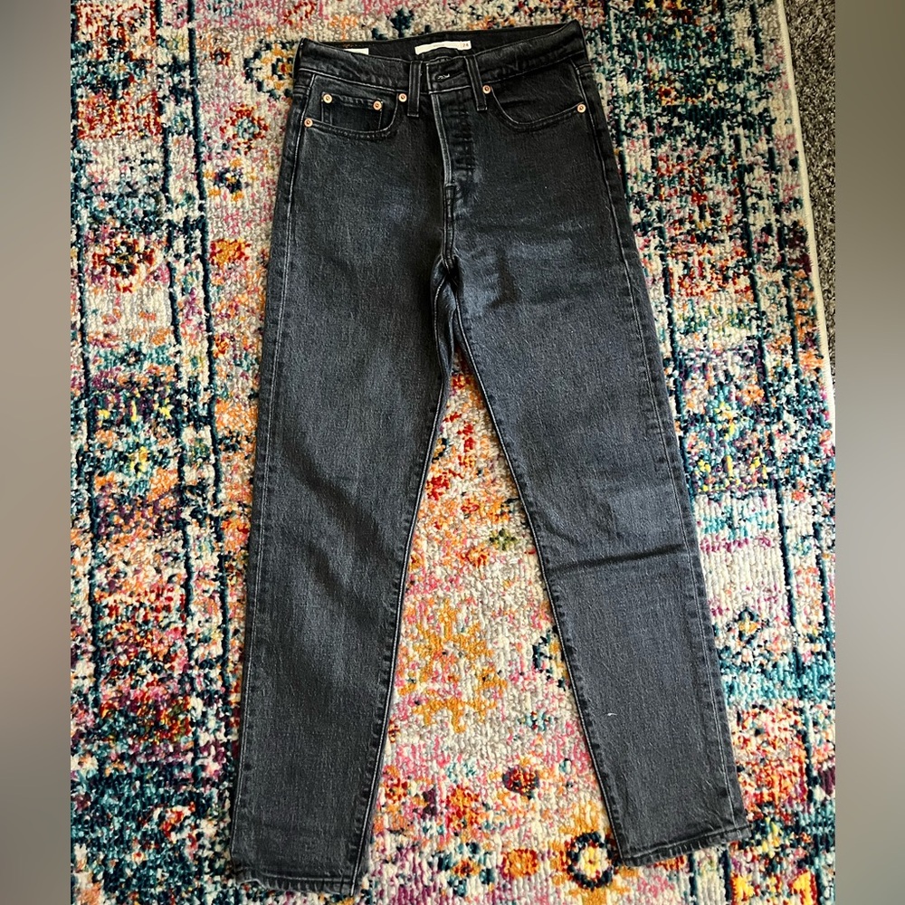 Levi’s Wedge Premium Black Denim Jeans
